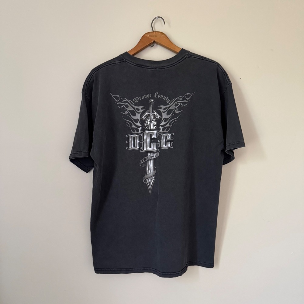 Y2K Orange County Choppers OCC Faded T-Shirt XL
